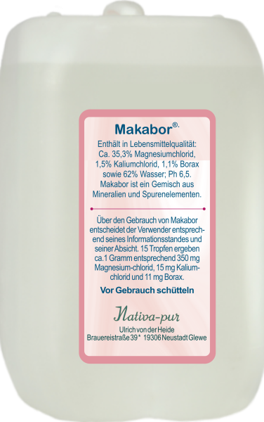 Makabor® Borax- 4L Kanister - Kalium- Magnesiumchlorid